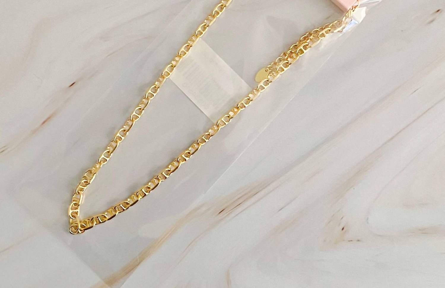 Ellison+Young Women's Equestrian Horse Bit Anchor Link Necklace in gold - women's jewelry - view 5
