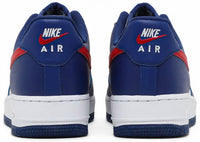 NIKE Men's Air Force 1 Low '07 Shoes in white red blue - men's sneaker - detail view