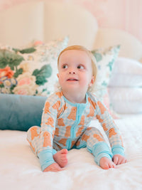 Poppy Kids Co. - Kid's Goldendoodle Zipper Romper