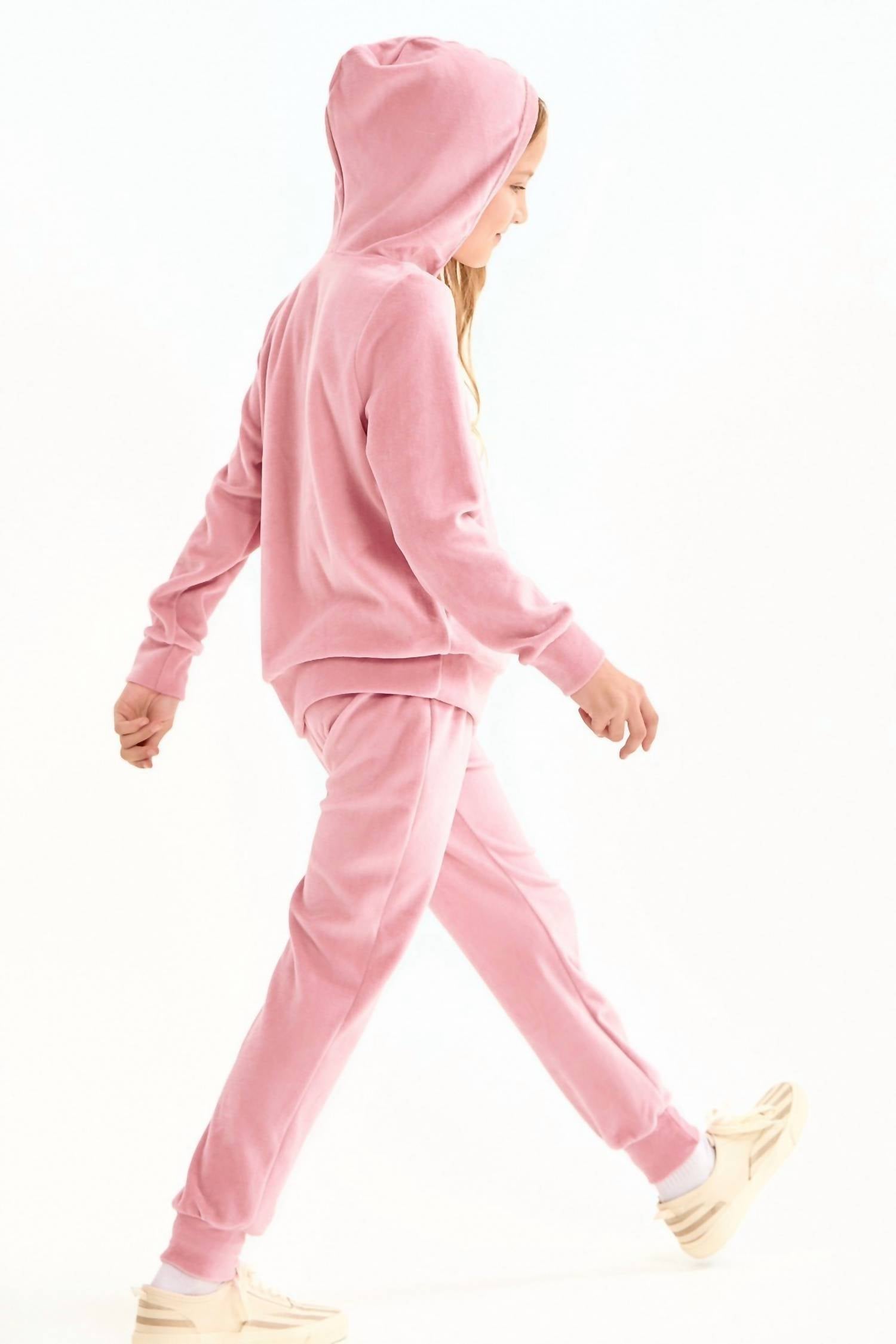 Good Girl - Vivianne Velvet Hoodie And Pants Set