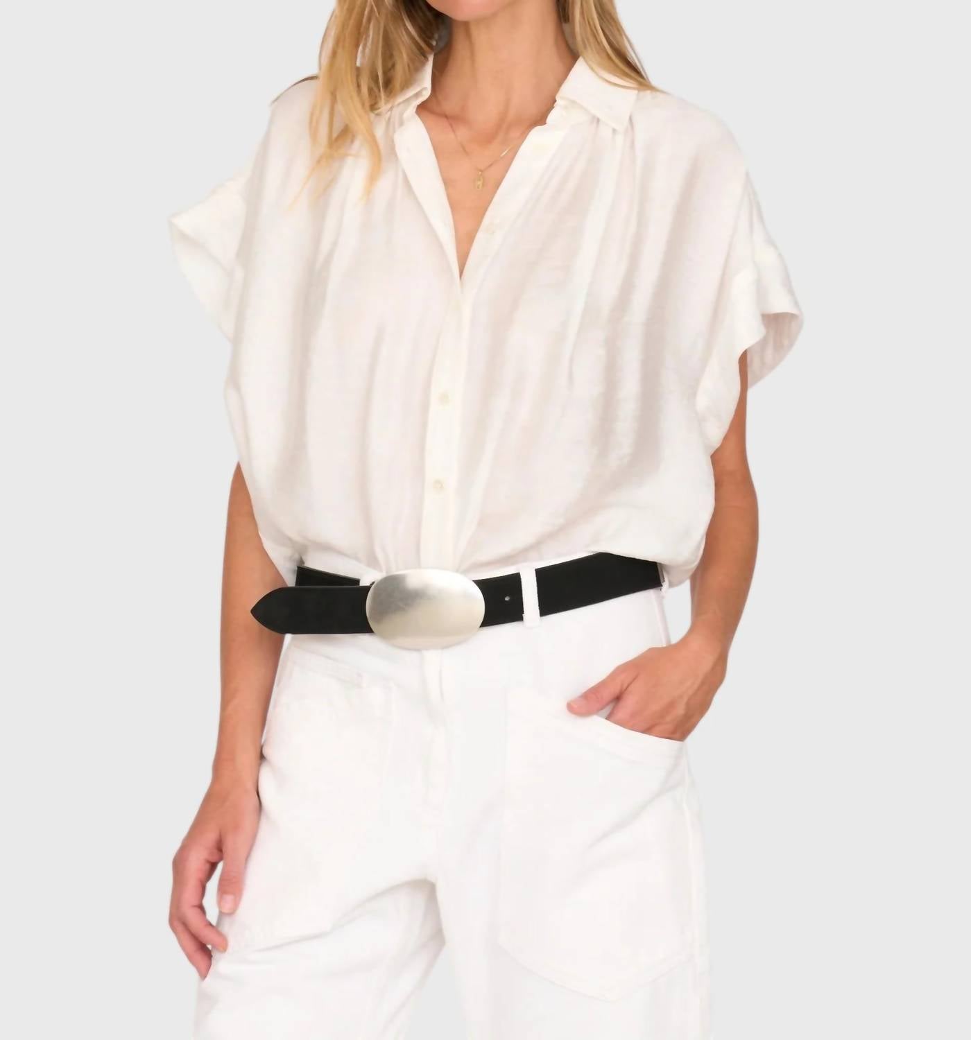 Secular - Trinity Button Top