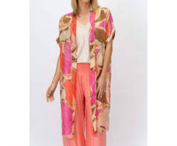 Look Mode Usa - Silk Printed Cardigan