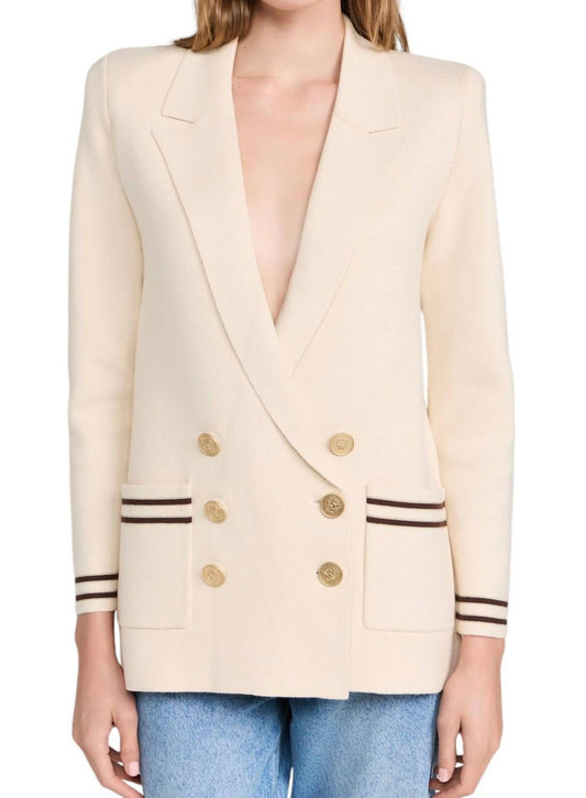 L'Agence - Eileen Boyfriend Knit Blazer