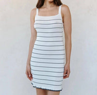 Bella Dahl - Ruffle Hem Sleeveless Knitted Dress