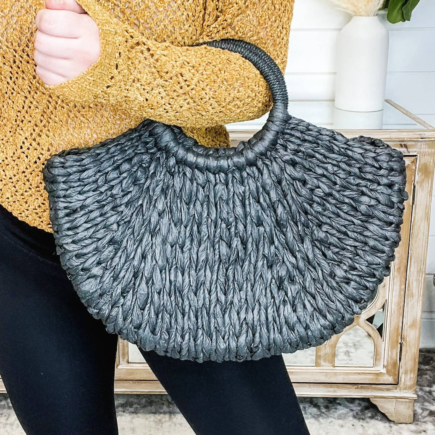 Lucca - Women's Take Me Out Woven Handbag