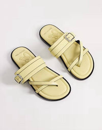 Free People - Women's Belted Cross Strap Sandal