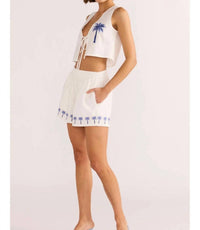 Minkpink - Isadora Embroidered Shorts