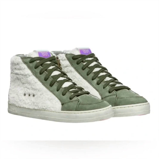 P448 - Women's Sherpa Skate Hi-top Sneakers