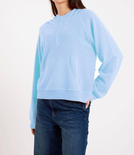 Brodie Cashmere - Lola Half-zip Hoodie
