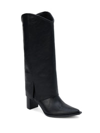 Matisse Women's Walker Fold Over Boot in black - women's shoe