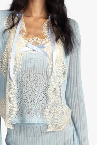 Anna Sui - Lingerie Lace Knit Cardigan