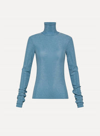 Forte Forte - Women's Lurex Turtleneck T-shirt