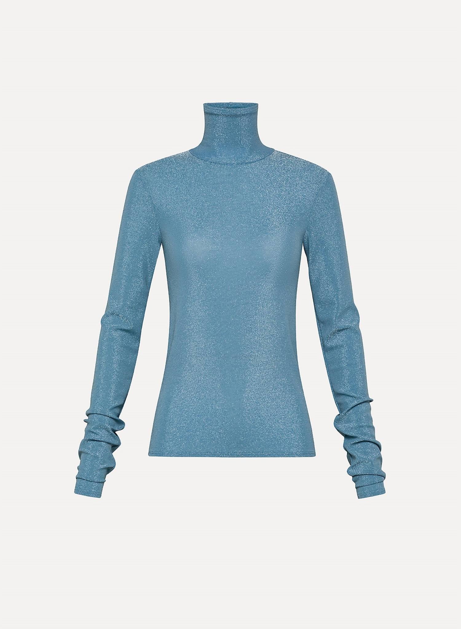 Forte Forte - Women's Lurex Turtleneck T-shirt