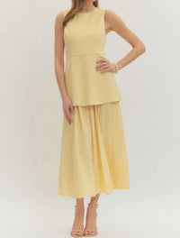 Entro - Two Piece Look Midi Dress
