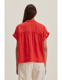 Velvet By Graham & Spencer - Aria Linen Top