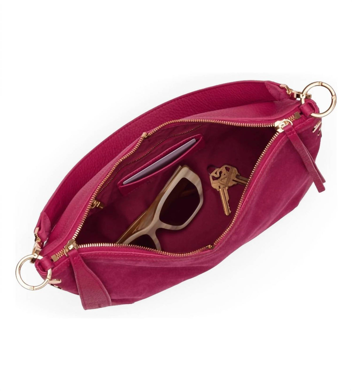 Hammitt - Women's Medium Grace Calypso Suede Shoulder Bag