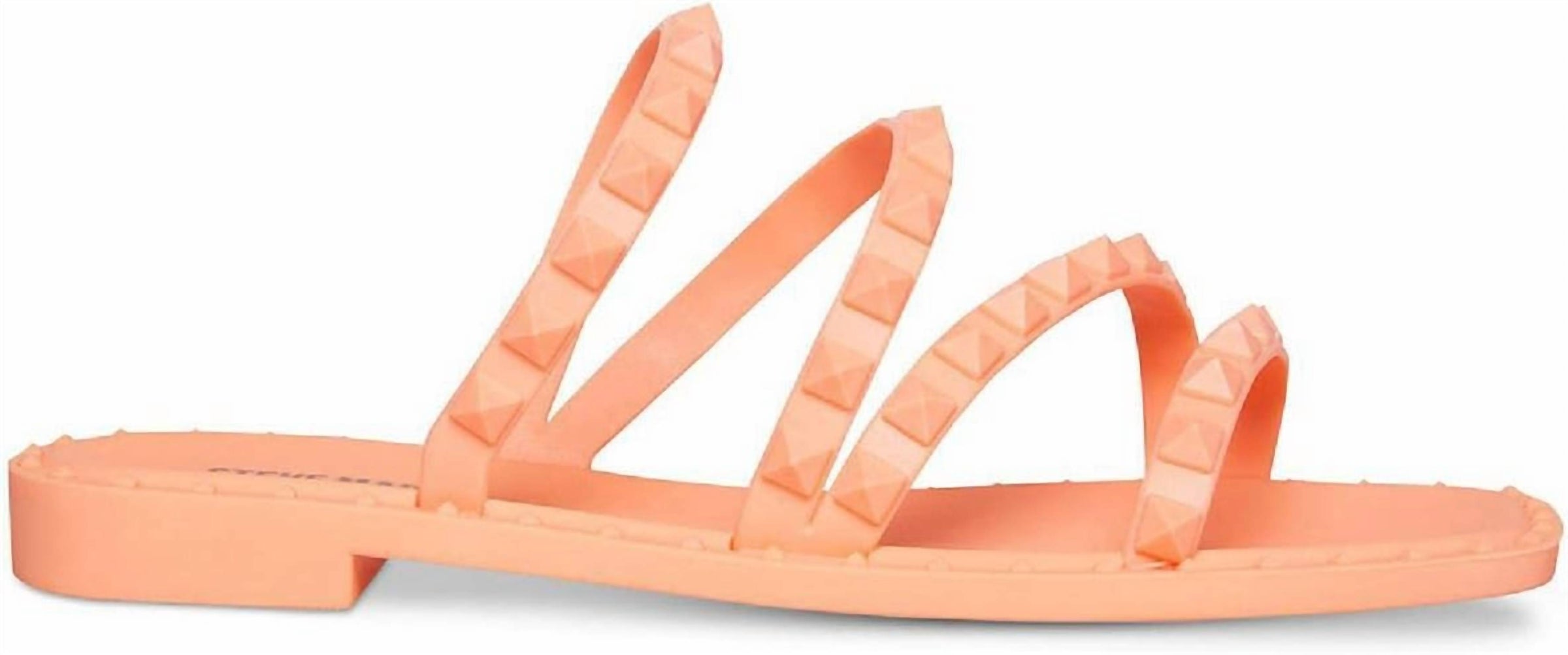 STEVE MADDEN Women's Skyler Strappy Slide Sandal in peach - women's sandal
