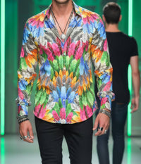 Barabas - Feathers Long Sleeve Shirt