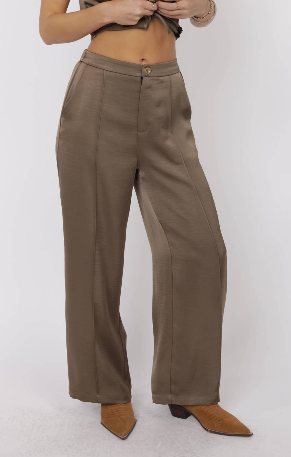Sage The Label - "glory And Power" Straight Pants