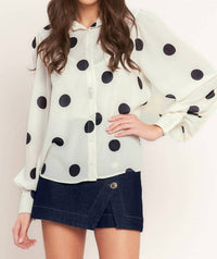 Flying Tomato - Printed Woven Top