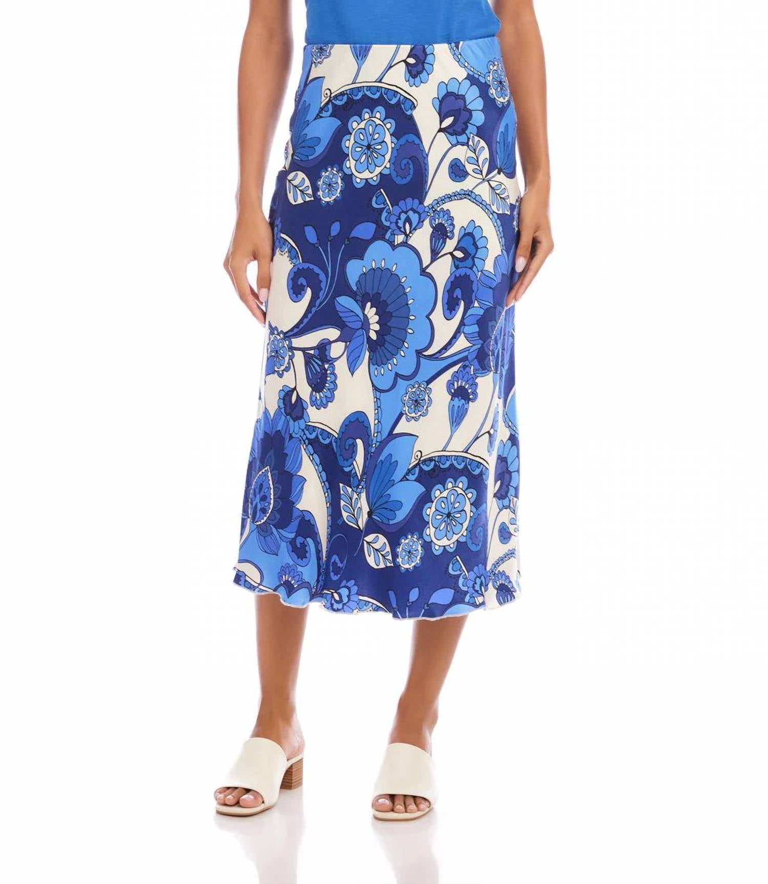 Karen Kane - Bias Cut Midi Skirt
