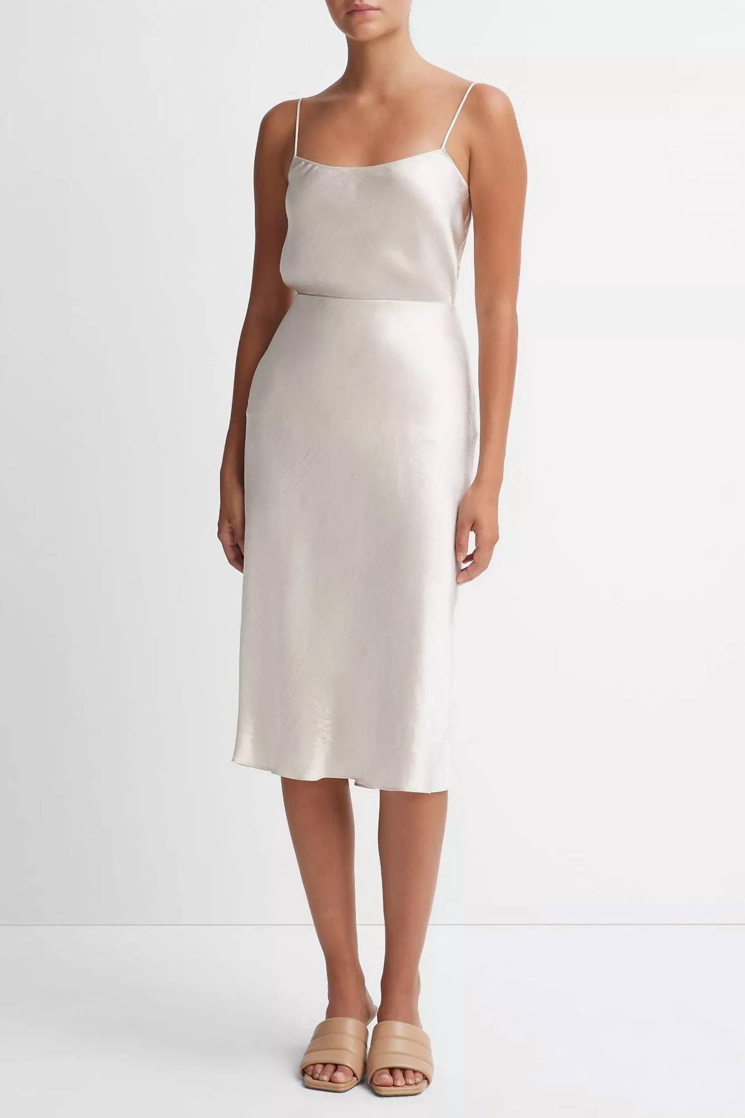 Vince - Satin Slip Skirt