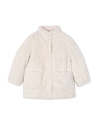 Mayoral - Girls Faux Fur Coat
