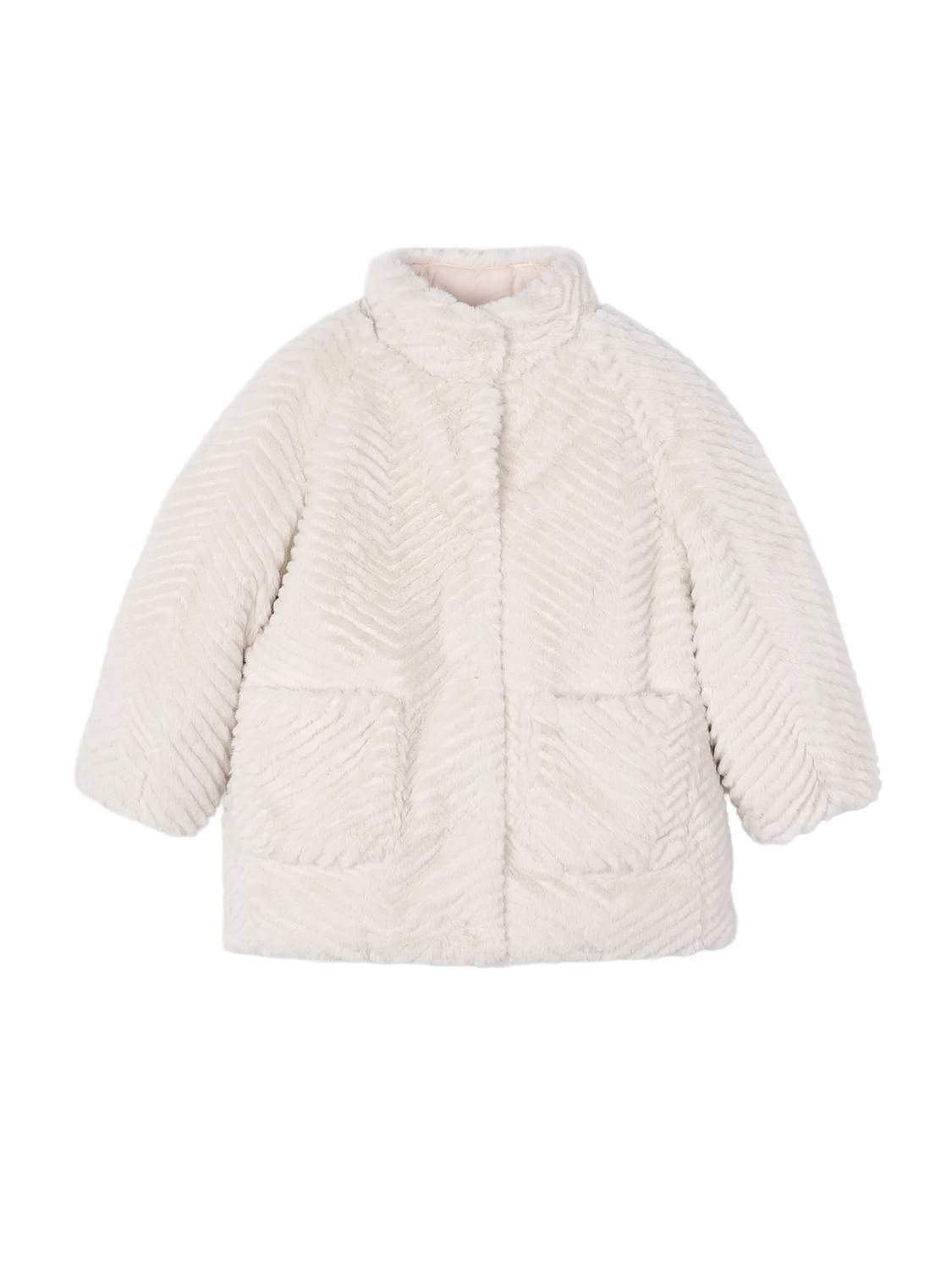 Mayoral - Girls Faux Fur Coat