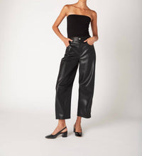 Blanknyc - Leather Barrel Pant