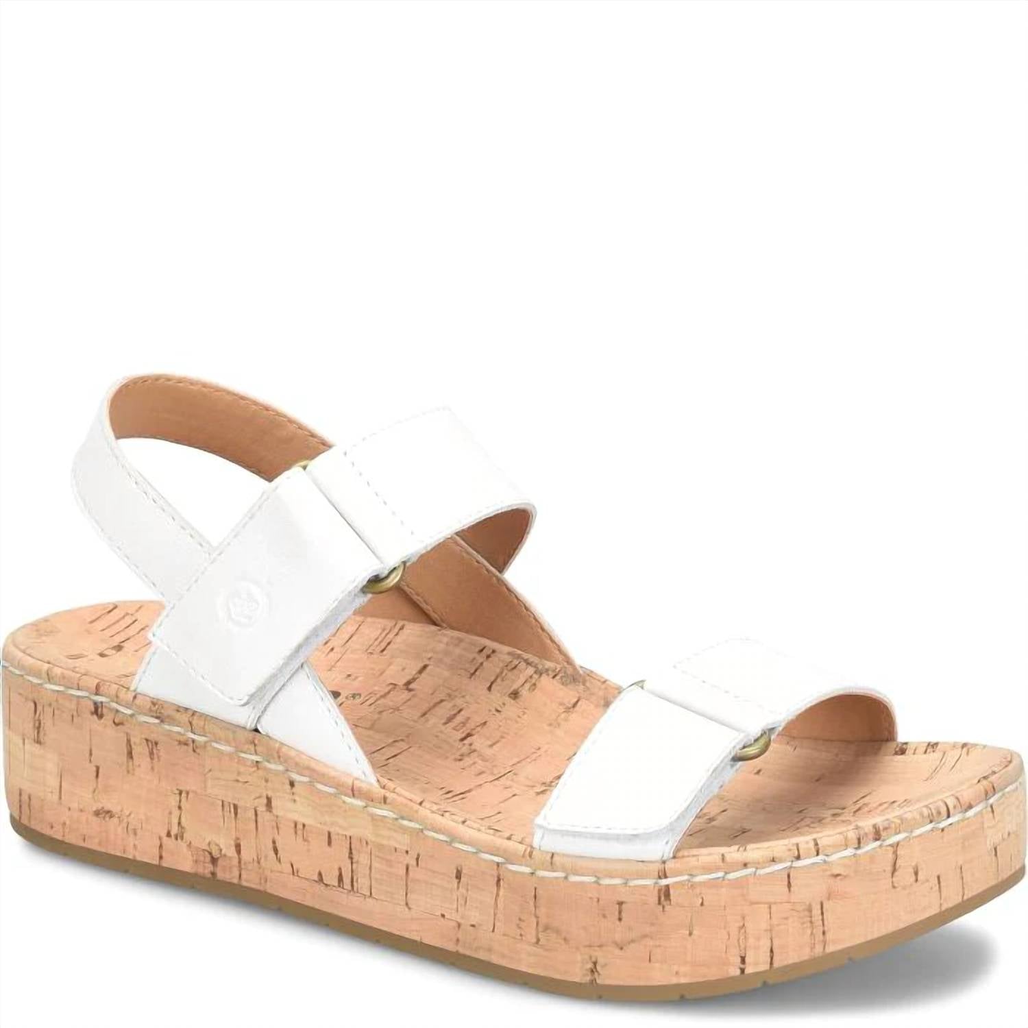 Born Women's Sloan Sandal in white 1 - women's sandal