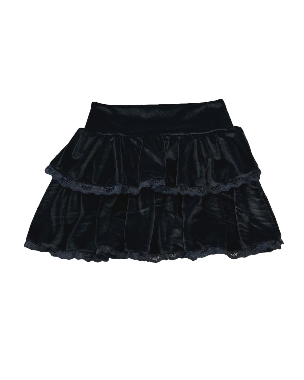 Flowers By Zoe - Girl's Velvet Skirt