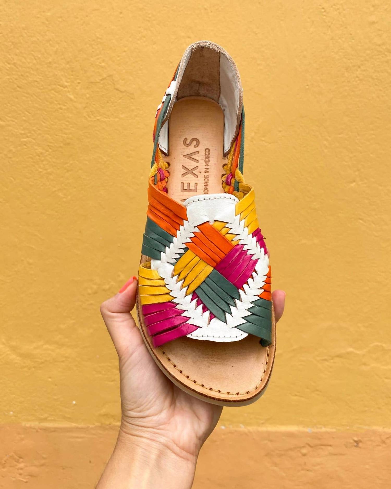 Mexas - Women's Alebrije Colorful Huarache Sandal
