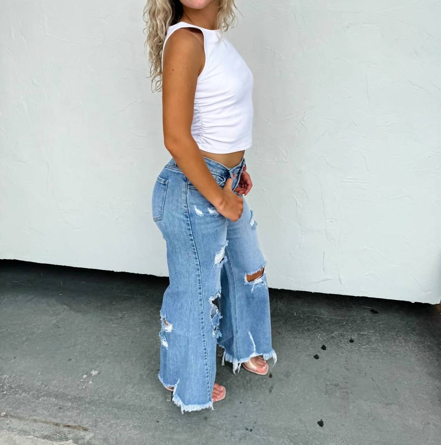 Blakeley - Drew Distressed Dad Jeans
