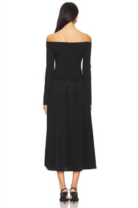 Rue Sophie - Rosette Midi Dress