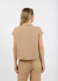 Elliott Lauren - Effie Short Sleeve Linen Shirt