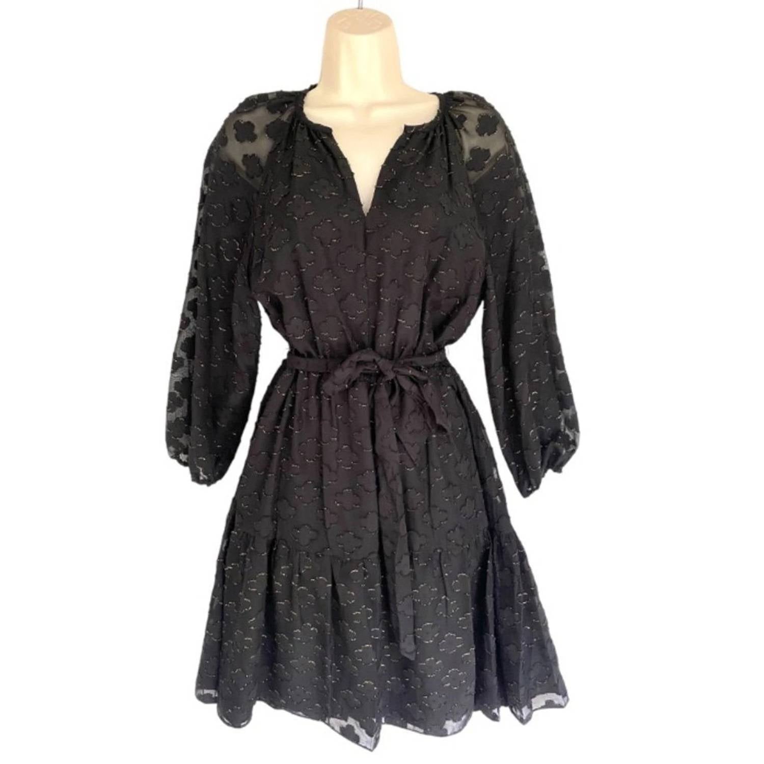 Nanette Lepore - Eric Gold Metallic Clover Dress