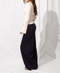 Skies Are Blue - Ella Pinstripe Pants