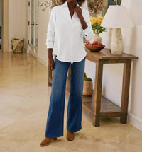 Frank & Eileen - Full-length Wide-leg Jean