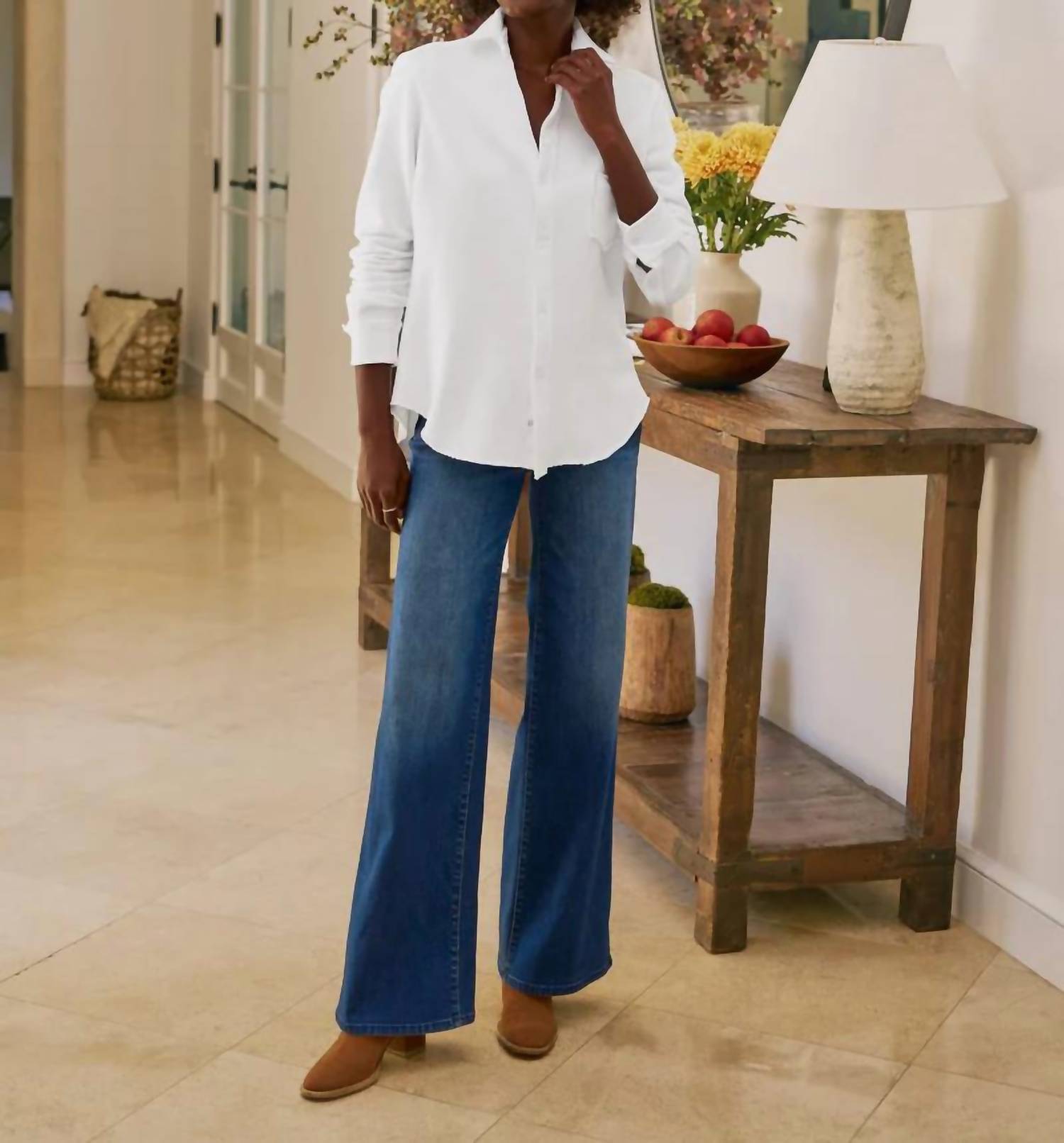 Frank & Eileen - Full-length Wide-leg Jean