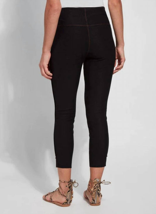 Lysse - Cropped Side Slit Ankle Length Leggings