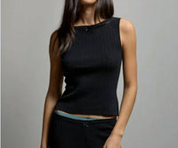 Asher - Paisley Pointelle Muscle Tank