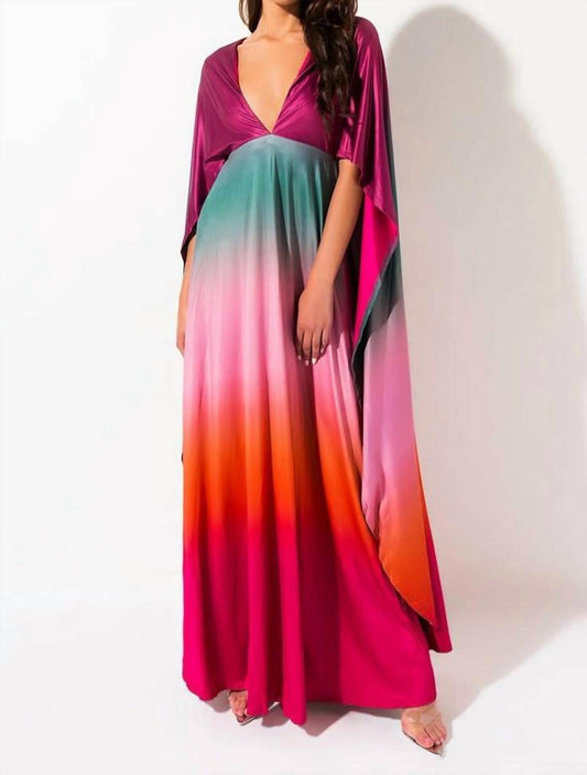 Latiste - Ombre Cape Dress