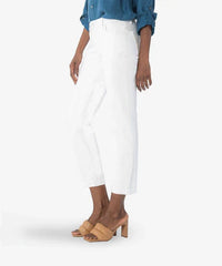 Kut From The Kloth - Amy Crop Straight Leg Roll Up Fray Hem Jeans
