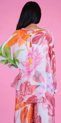 Gigi Moda - Angelo Tropical Silk Blouse