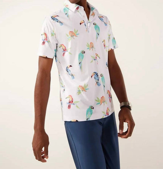 Chubbies - Dude Macaw Short Sleeve Performance Polo Shirt