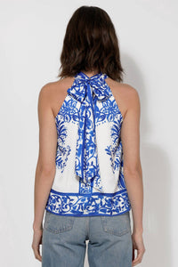 Adelyn Rae - Logan Print Halter Top