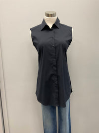 Jordan Louis - SAVILE cotton stretch sleeveless shirt