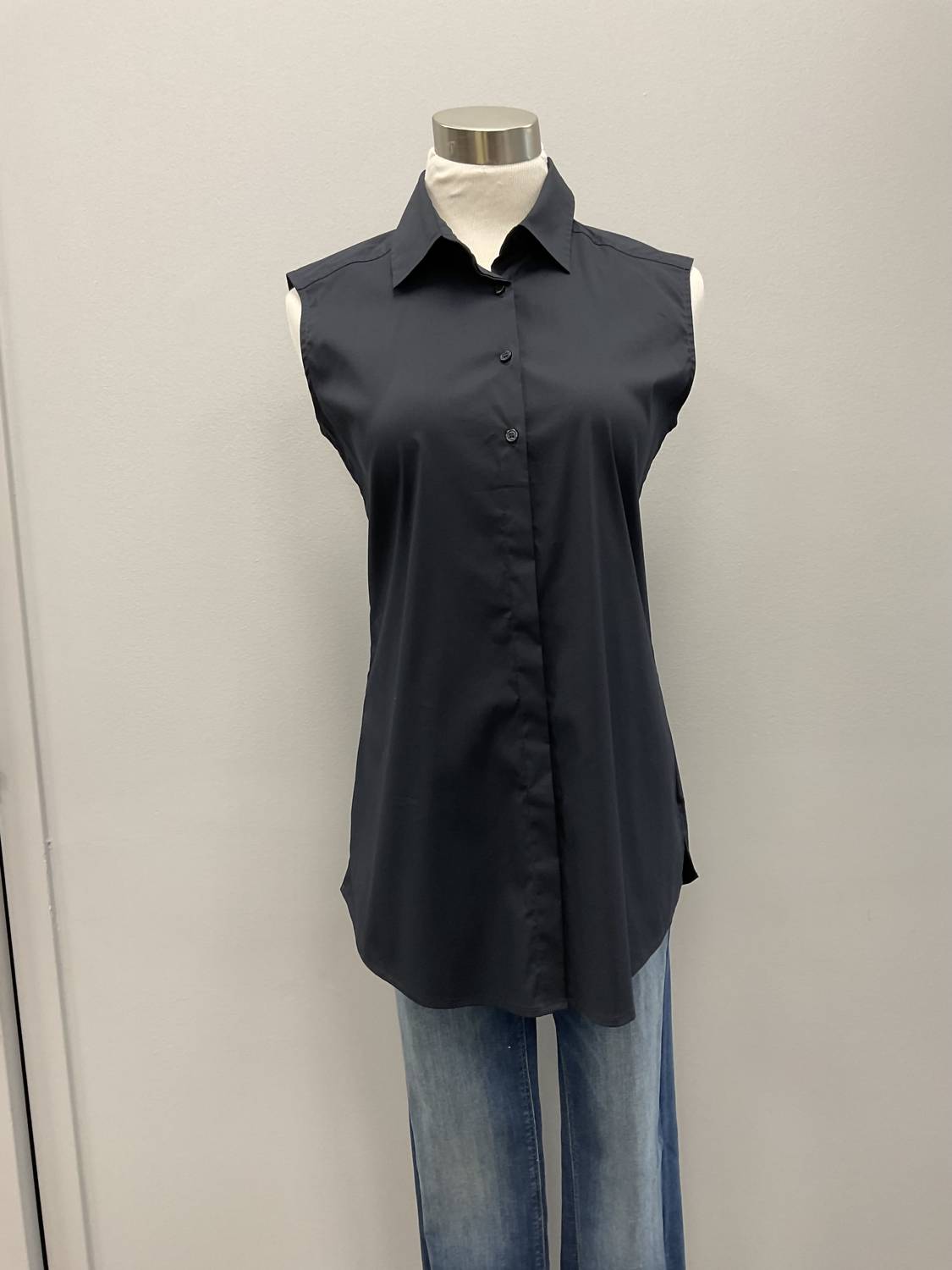 Jordan Louis - SAVILE cotton stretch sleeveless shirt