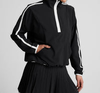 Beyond Yoga - Course Contrast Half Zip Pullover Jacket