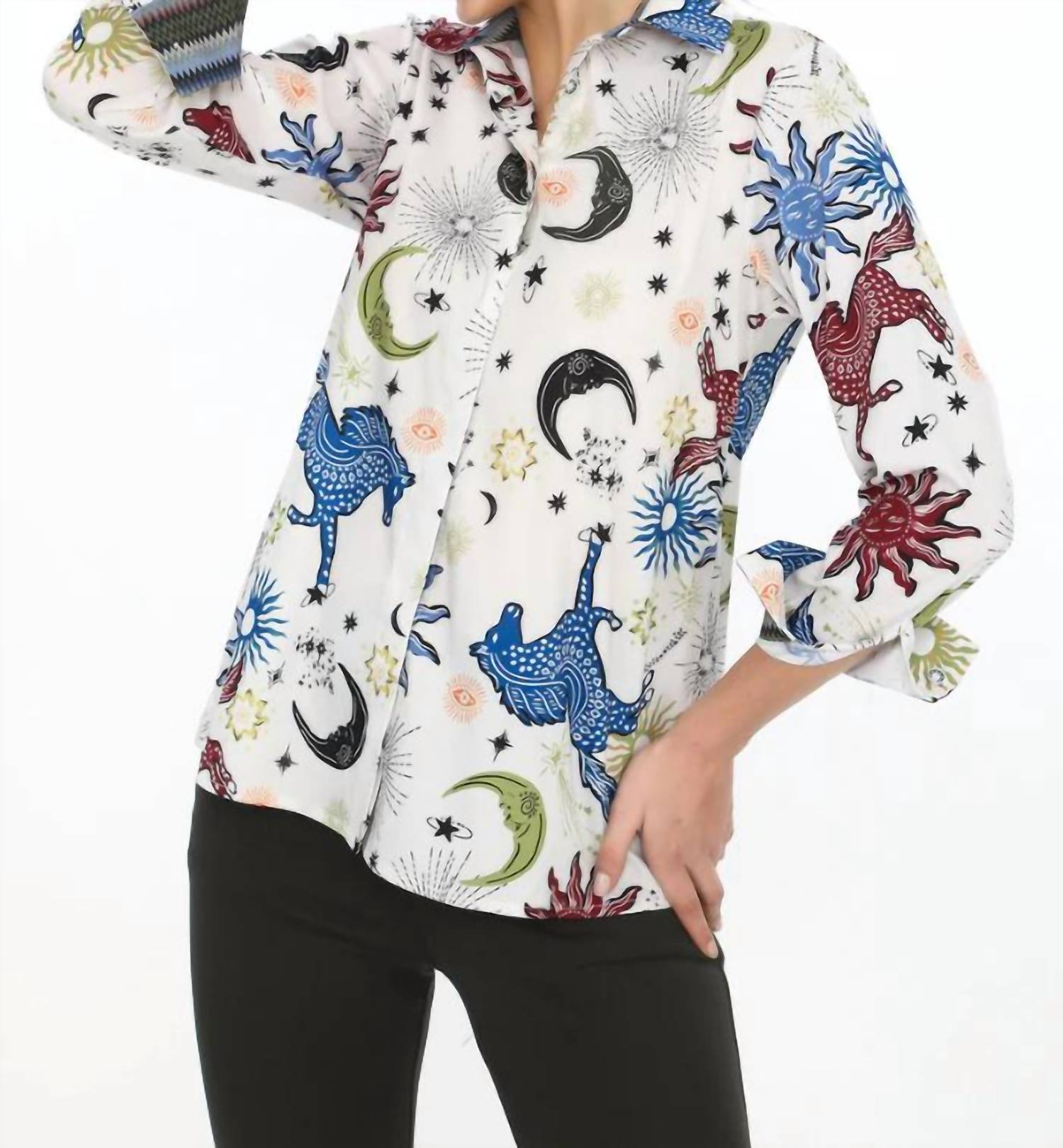 Isle By Melis Kozan - Rialto Collared Button Down Shirt